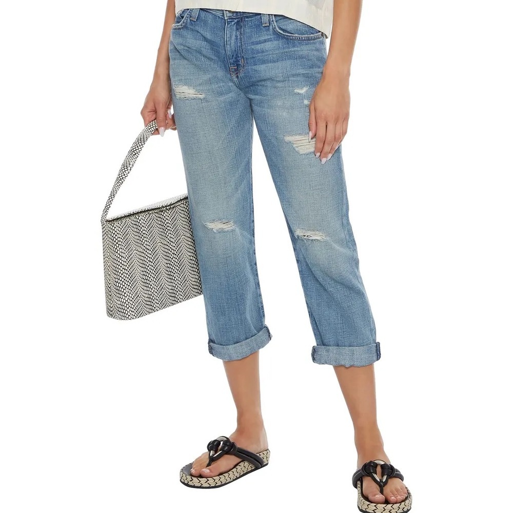 BUNDLE 3 for $75 
CURRENT ELLIOTT Le Boyfriend distressed jeans Size 24